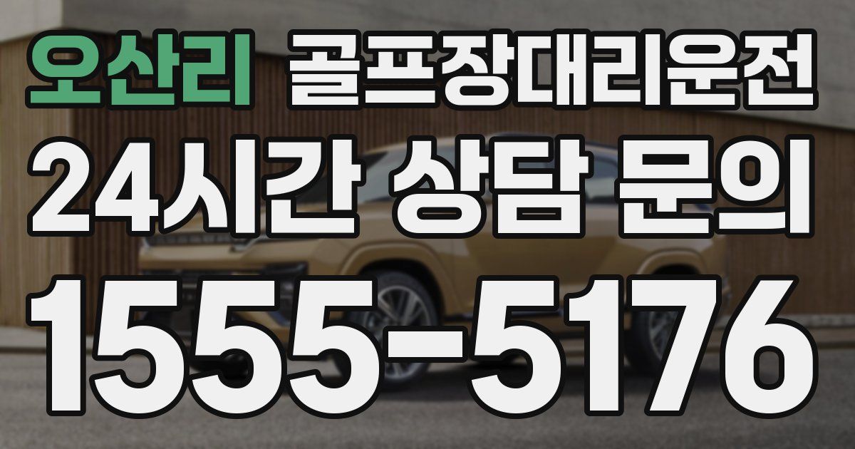 골프장대리운전 서비스