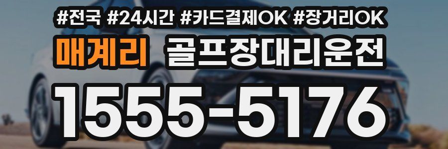 매계리 골프장대리운전