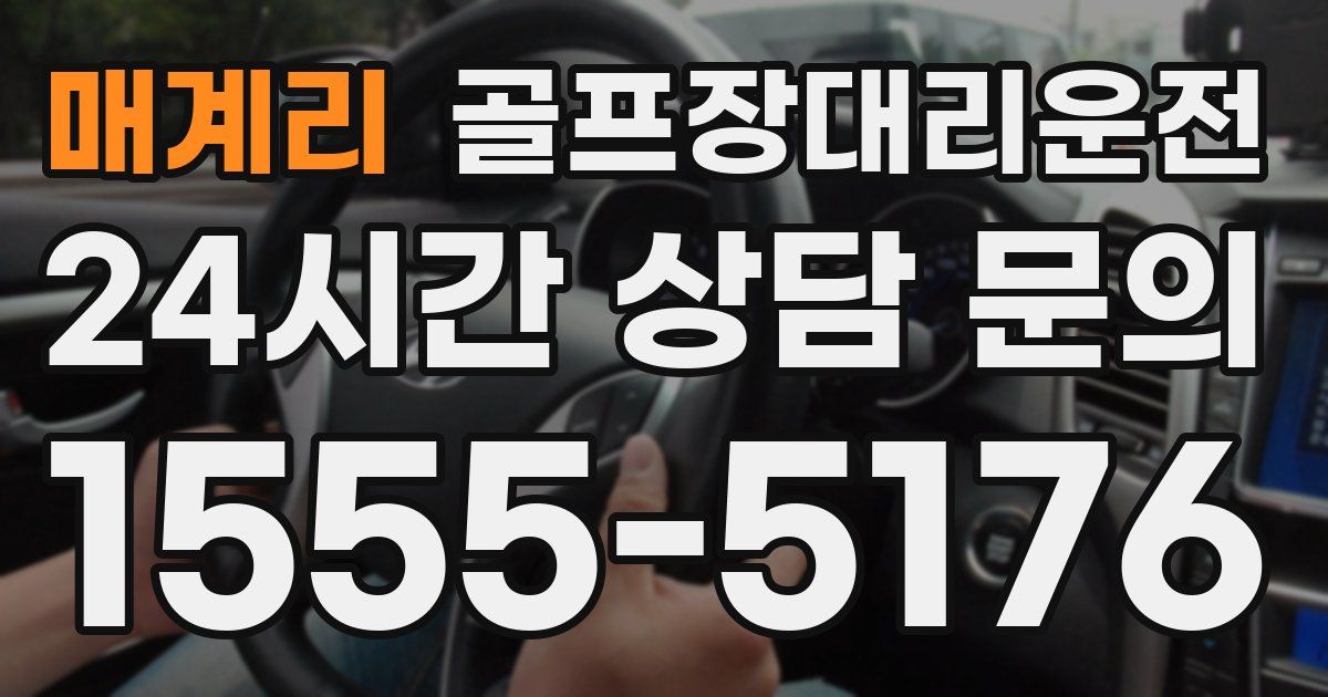 골프장대리운전 서비스
