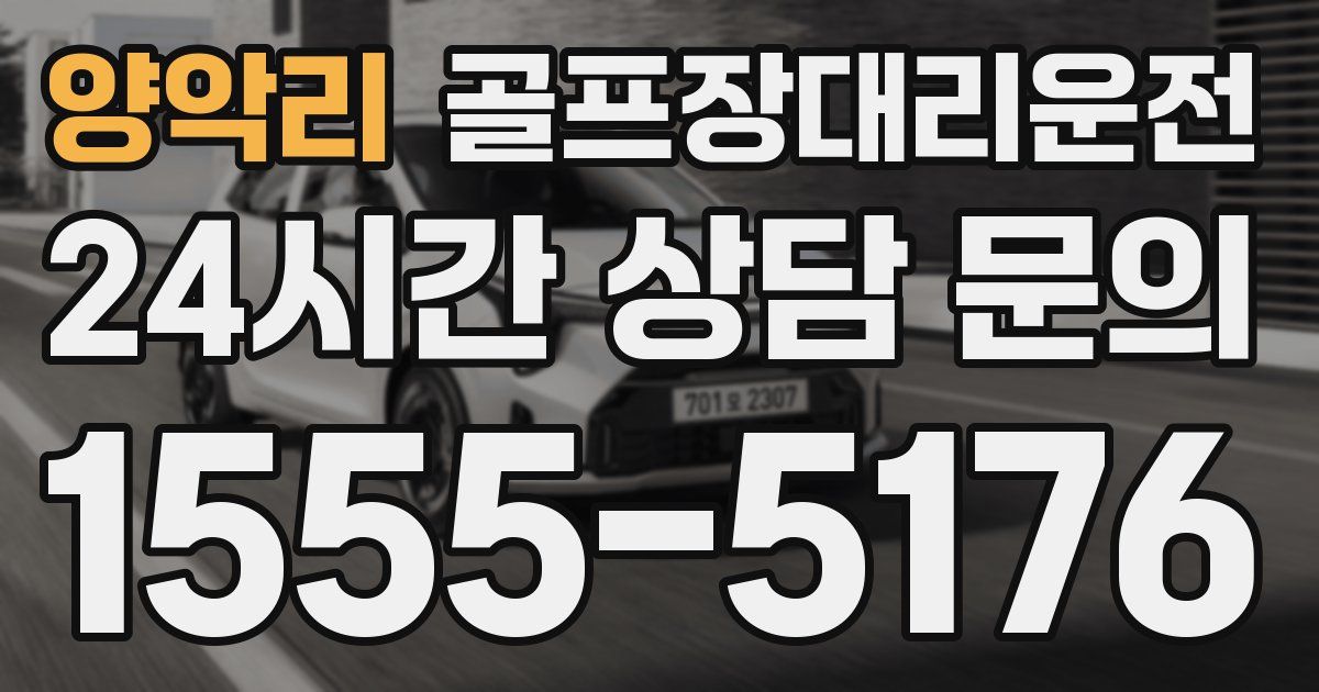 골프장대리운전 서비스