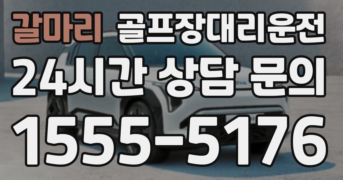 골프장대리운전 서비스