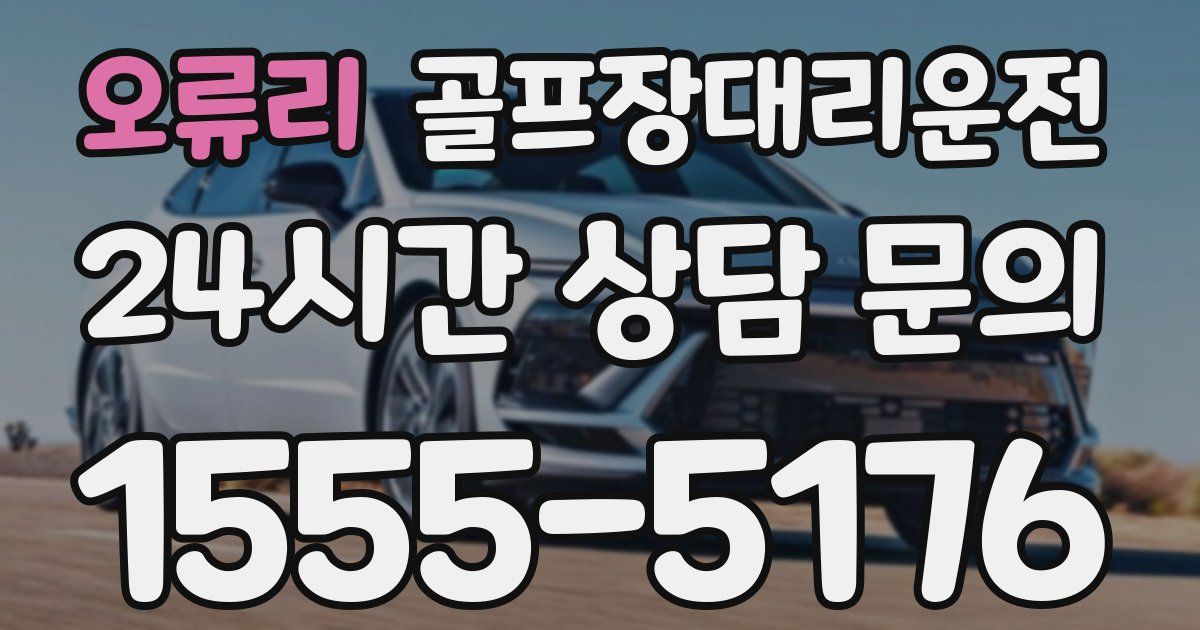 골프장대리운전 서비스