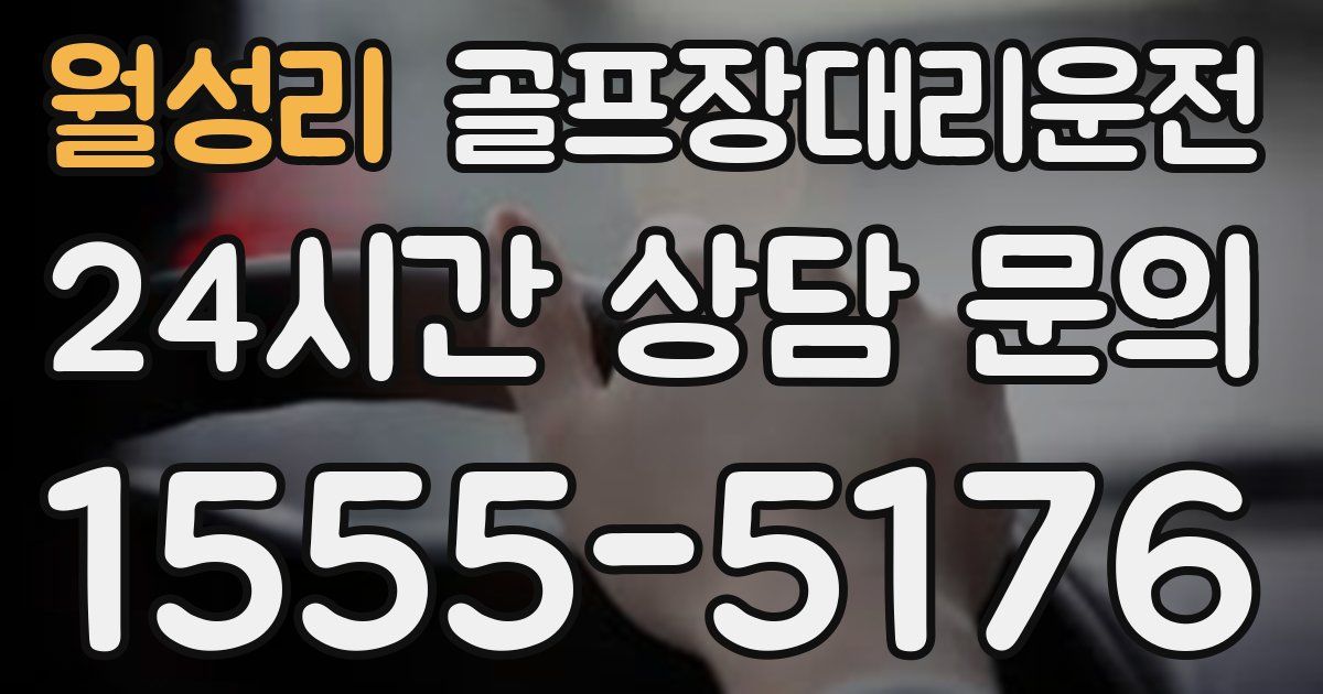 골프장대리운전 서비스