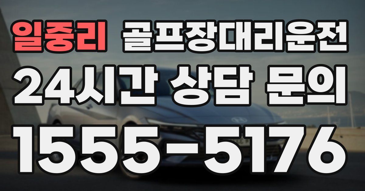 골프장대리운전 서비스