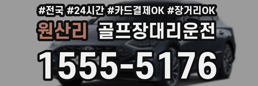 원산리 골프장대리운전