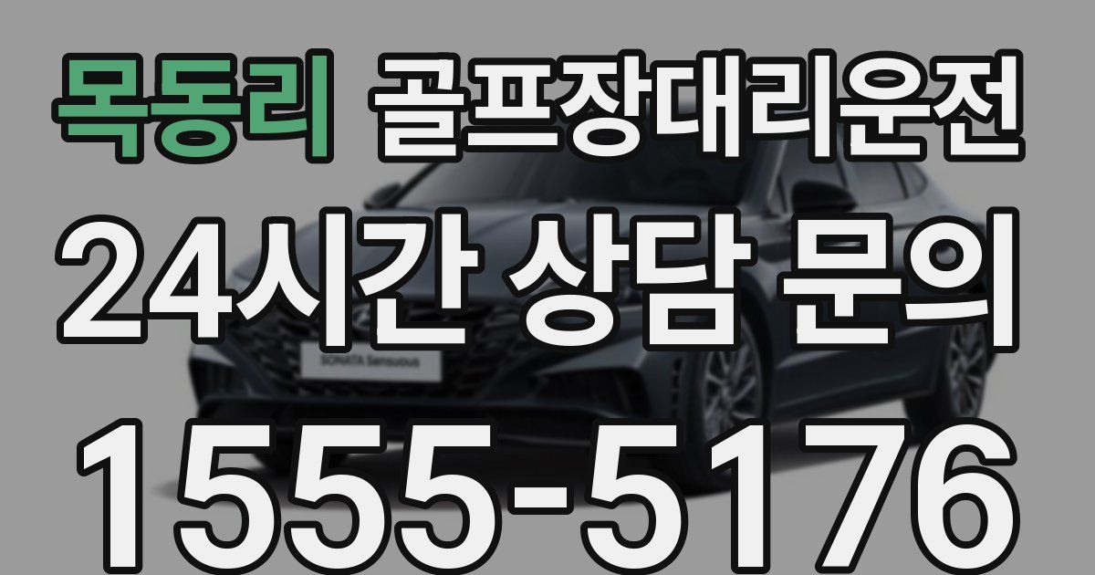 골프장대리운전 서비스