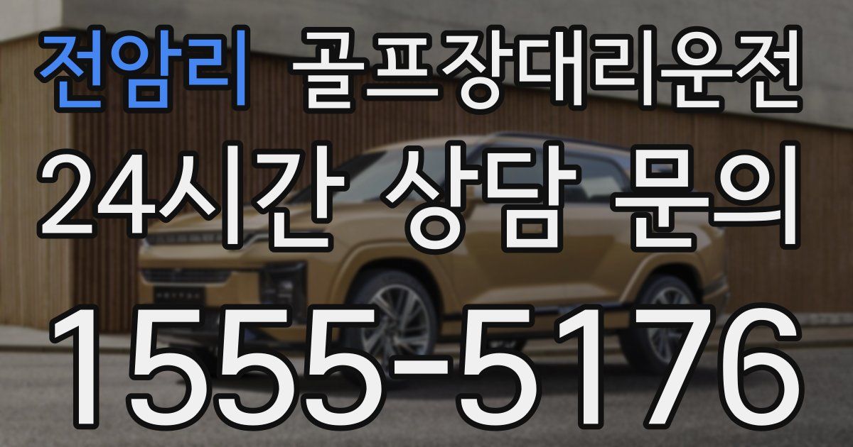 골프장대리운전 서비스