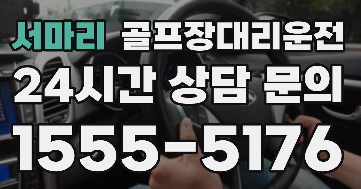 골프장대리운전 서비스