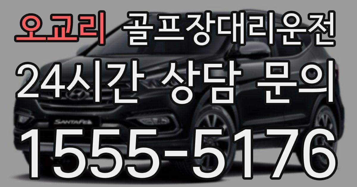 골프장대리운전 서비스