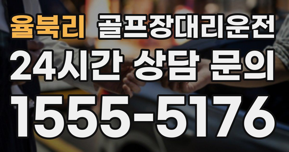 골프장대리운전 서비스