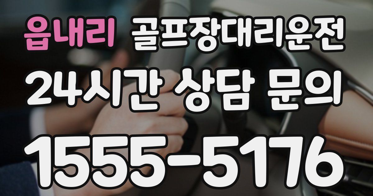 골프장대리운전 서비스
