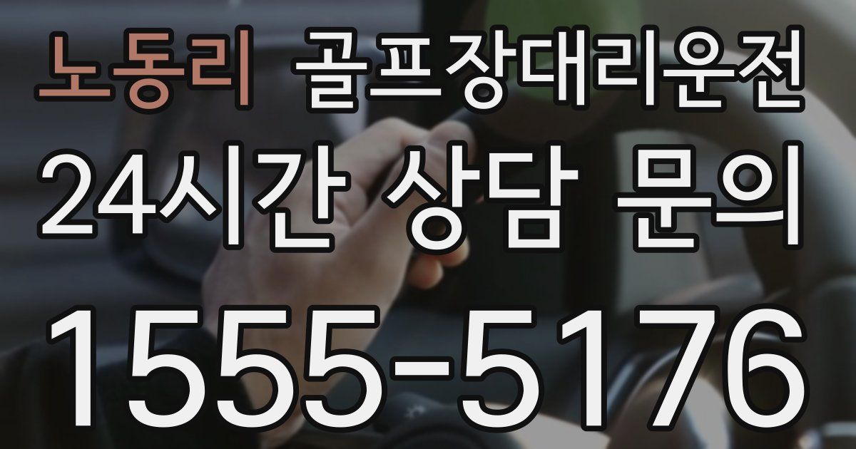 골프장대리운전 서비스