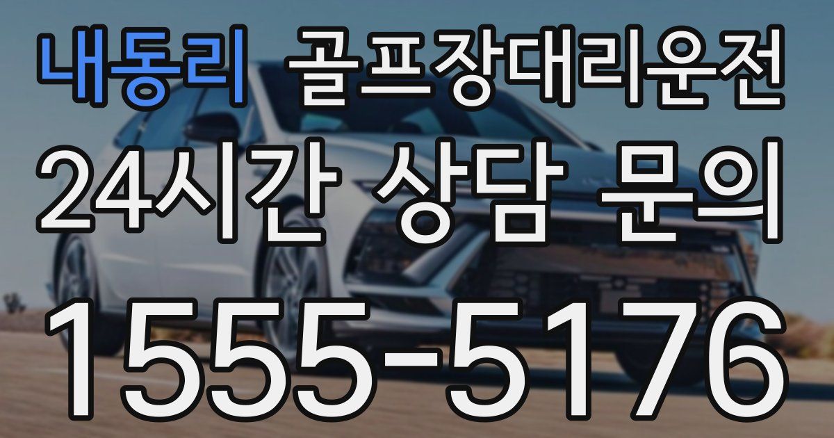 골프장대리운전 서비스