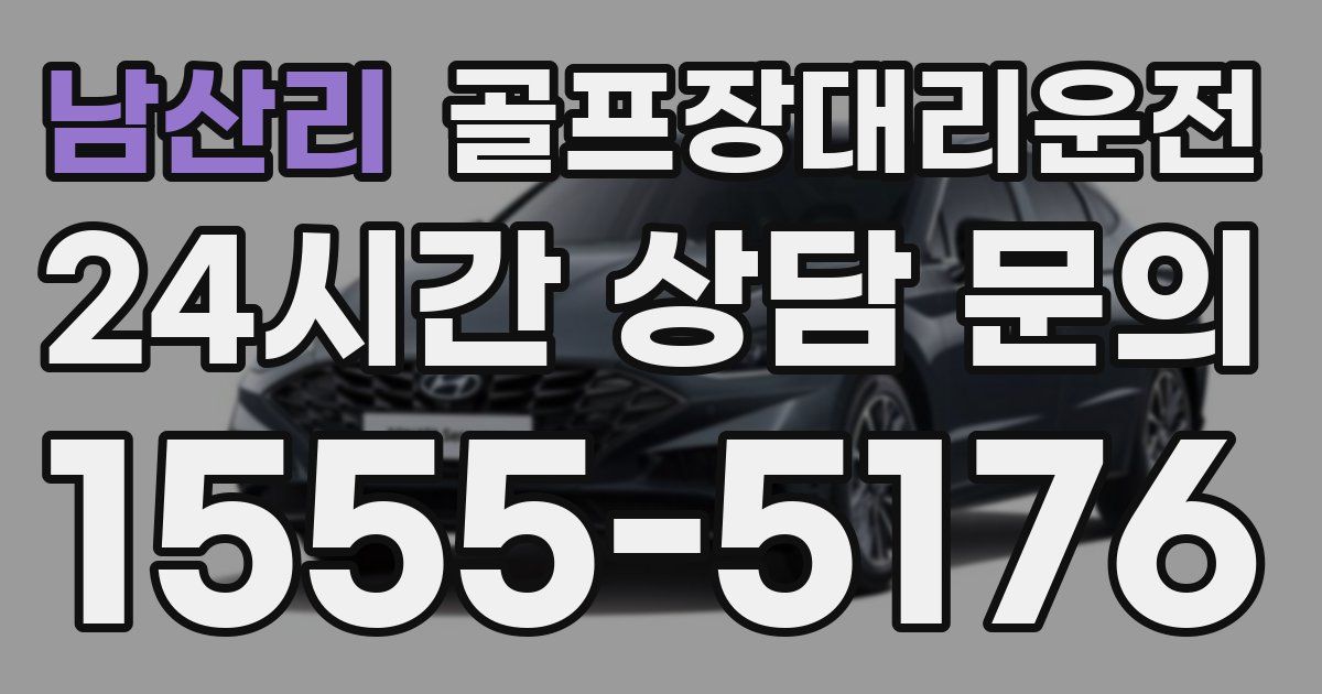 골프장대리운전 서비스