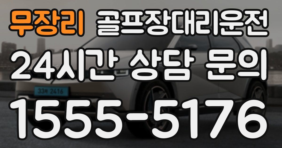 골프장대리운전 서비스