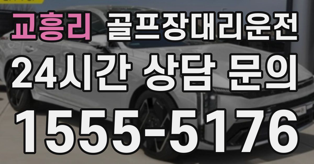 골프장대리운전 서비스