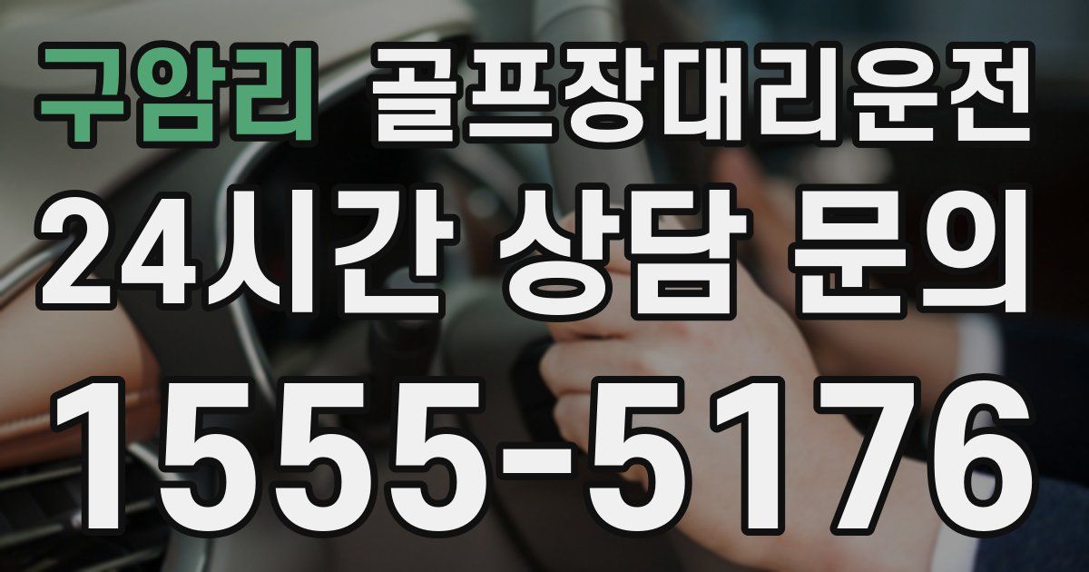 골프장대리운전 서비스
