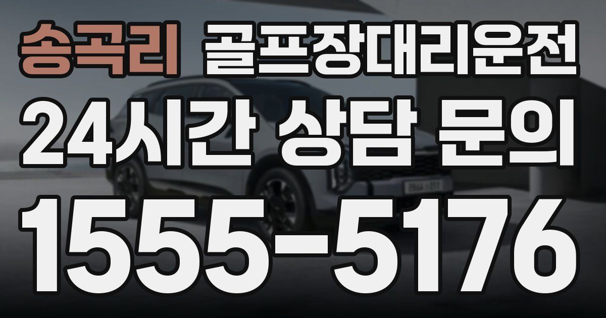 골프장대리운전 서비스