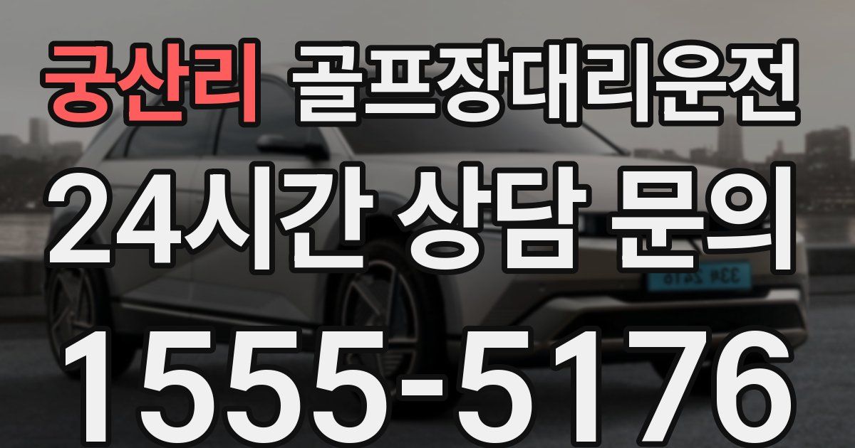 골프장대리운전 서비스