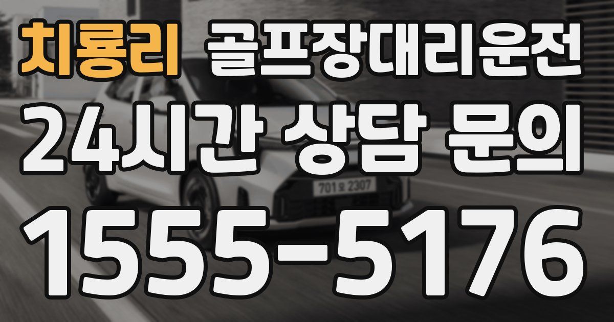 골프장대리운전 서비스