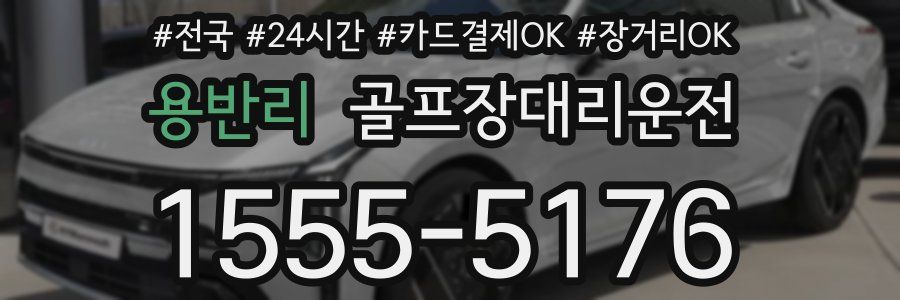 용반리 골프장대리운전