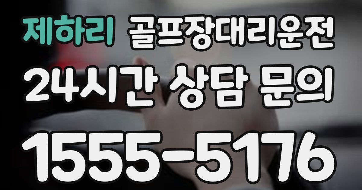 골프장대리운전 서비스