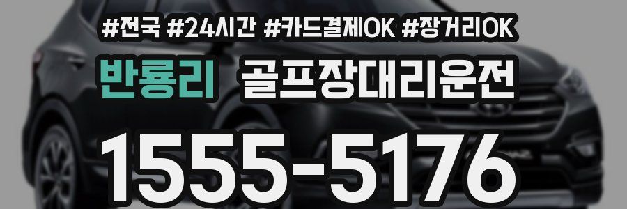 반룡리 골프장대리운전