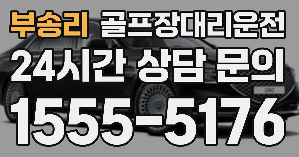 골프장대리운전 서비스