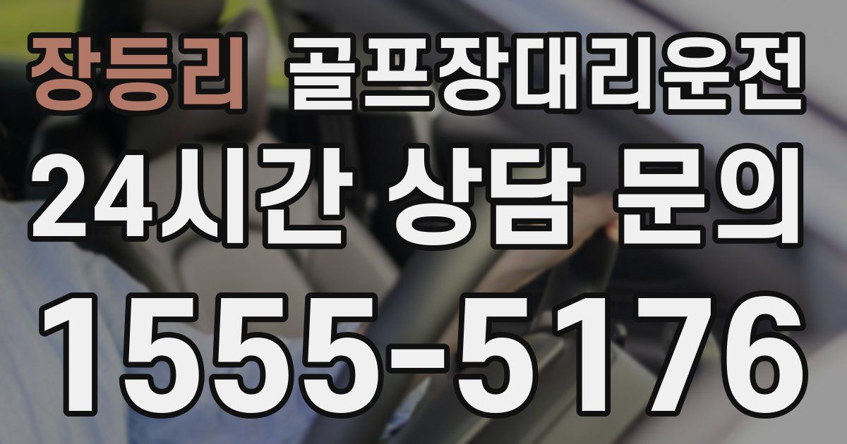 골프장대리운전 서비스