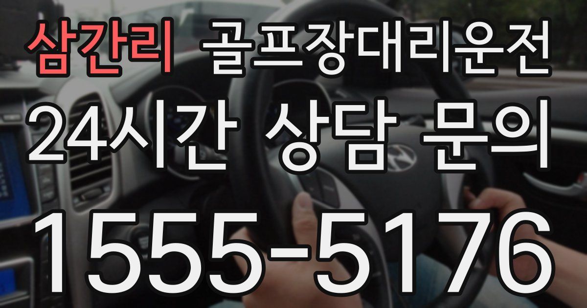 골프장대리운전 서비스