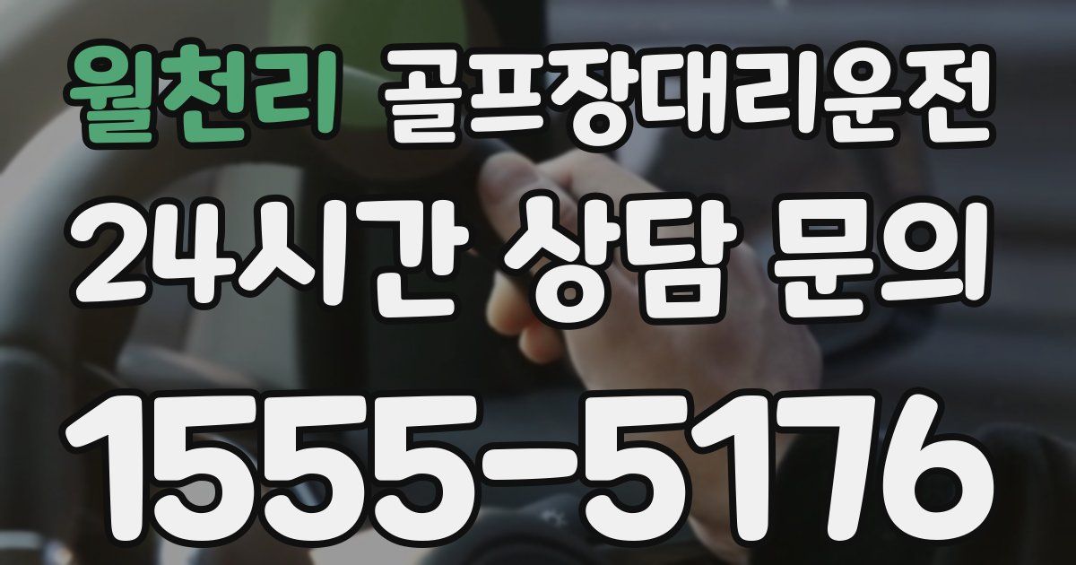 골프장대리운전 서비스