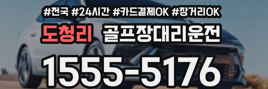 도청리 골프장대리운전