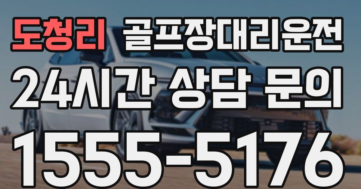 골프장대리운전 서비스