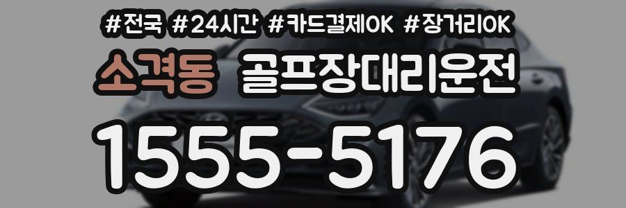 소격동 골프장대리운전
