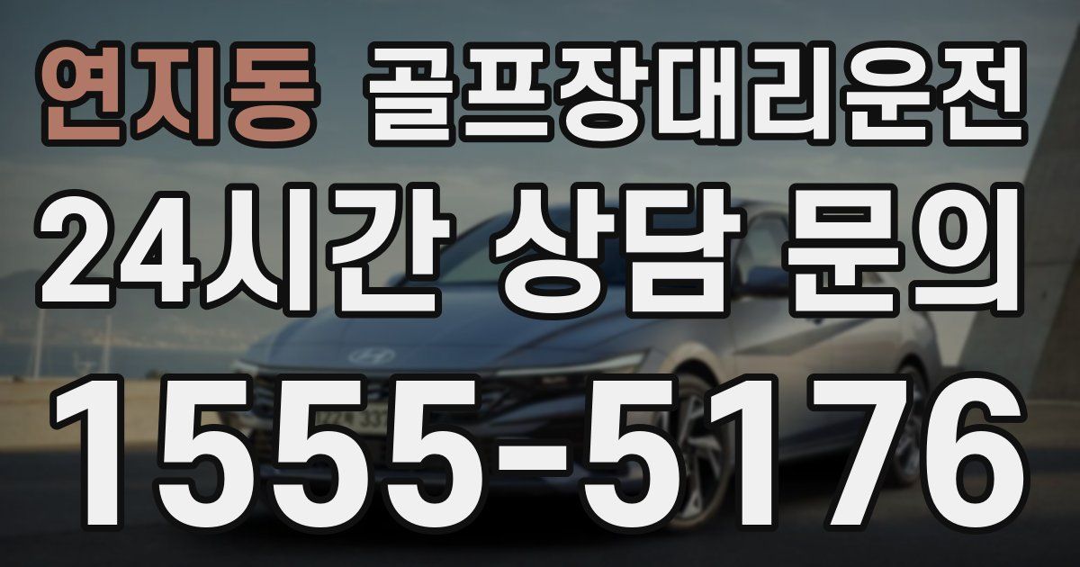 골프장대리운전 서비스