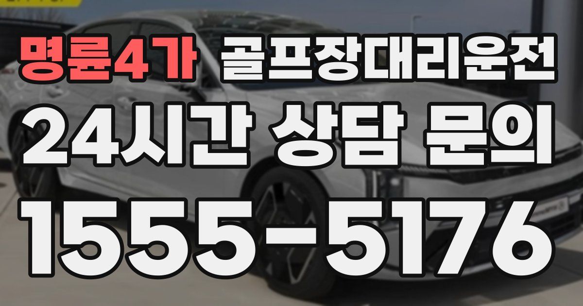 골프장대리운전 서비스