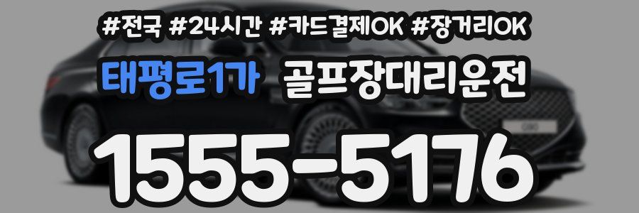 태평로1가 골프장대리운전