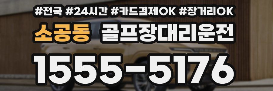 소공동 골프장대리운전