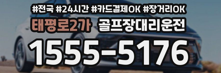 태평로2가 골프장대리운전