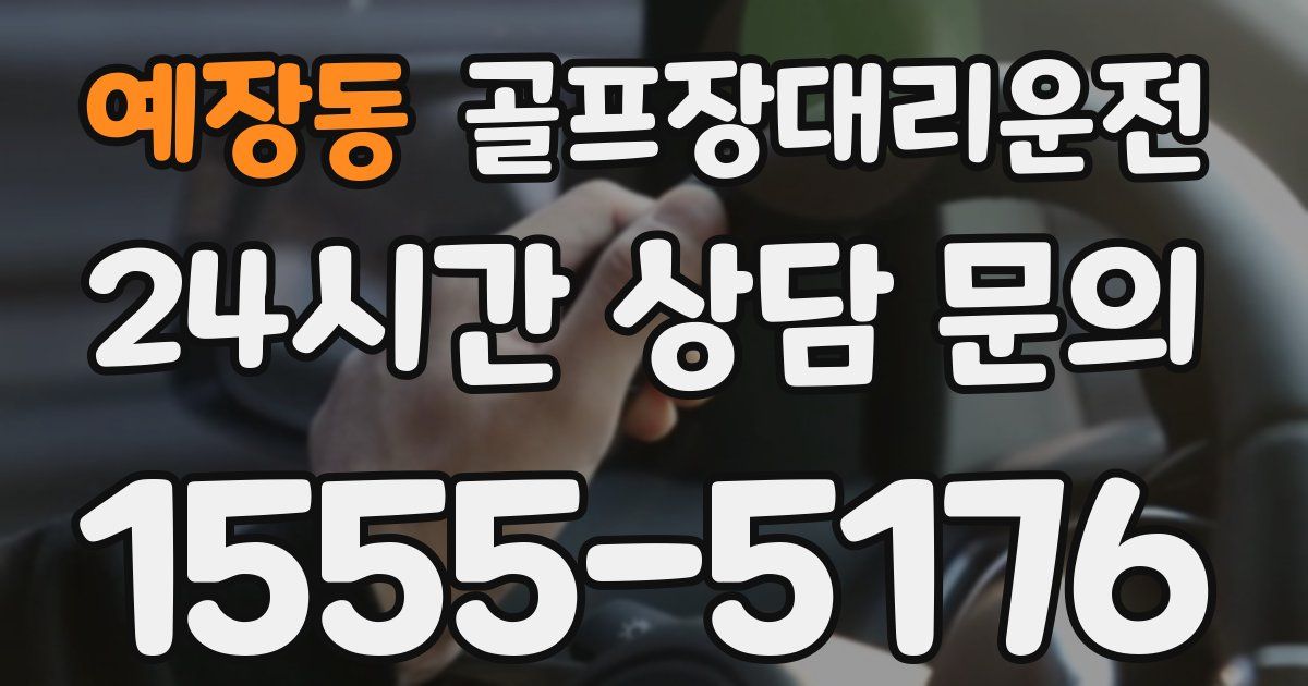골프장대리운전 서비스