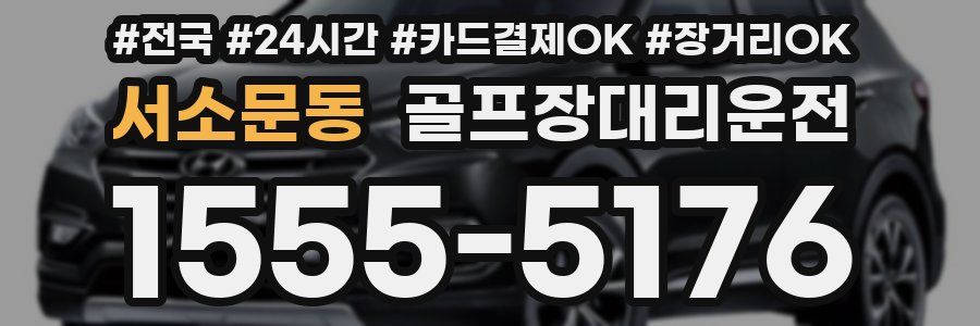 서소문동 골프장대리운전