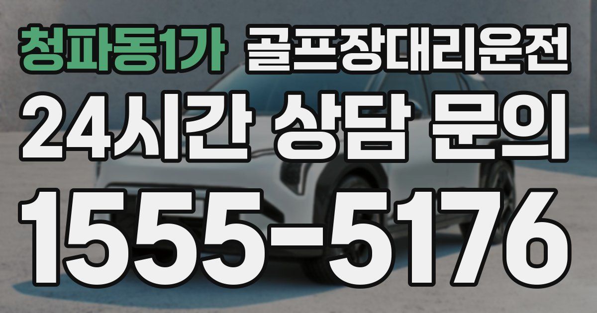 골프장대리운전 서비스