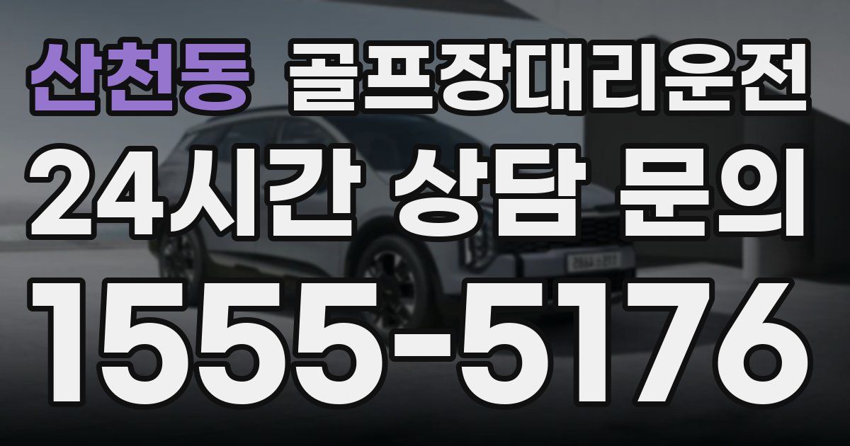 골프장대리운전 서비스