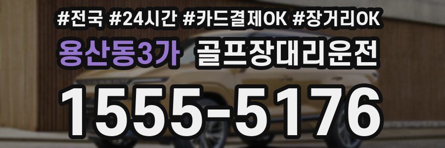 용산동3가 골프장대리운전