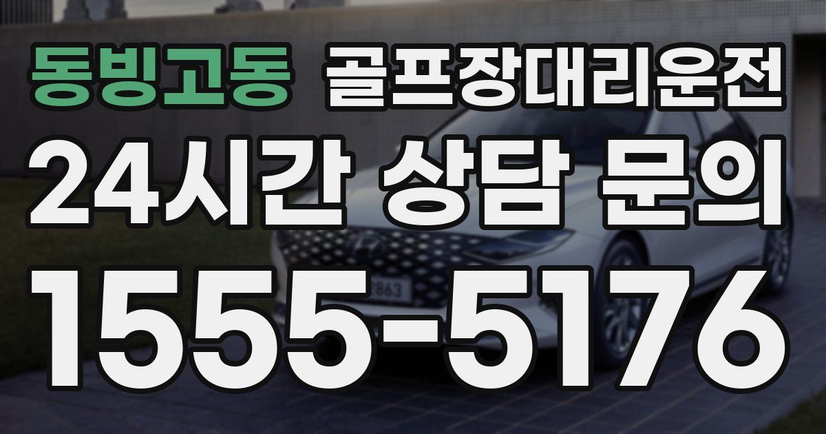골프장대리운전 서비스