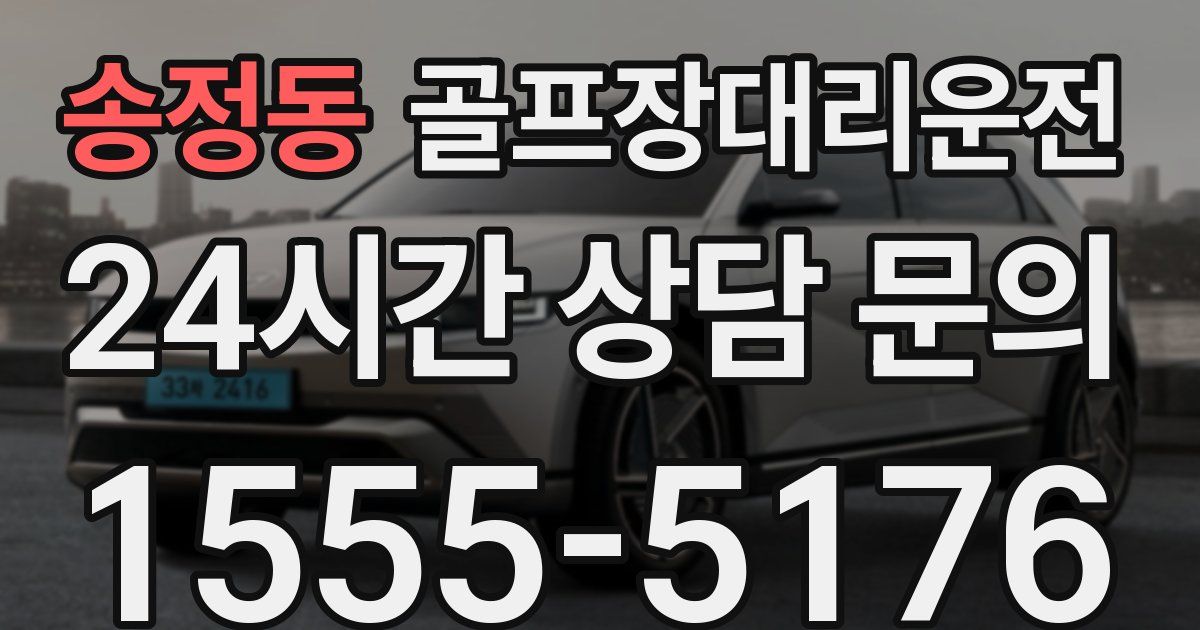 골프장대리운전 서비스