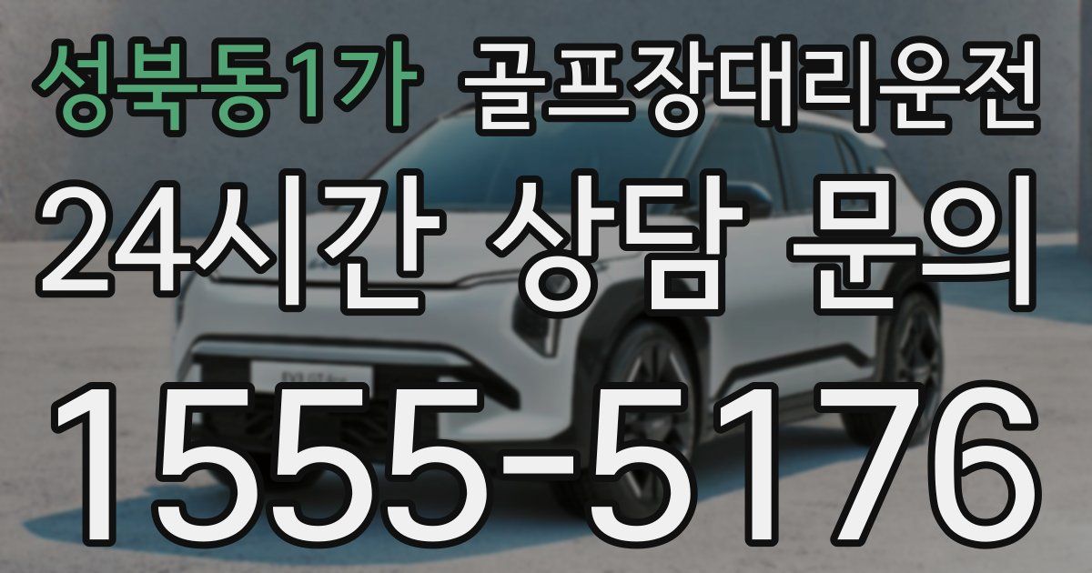 골프장대리운전 서비스