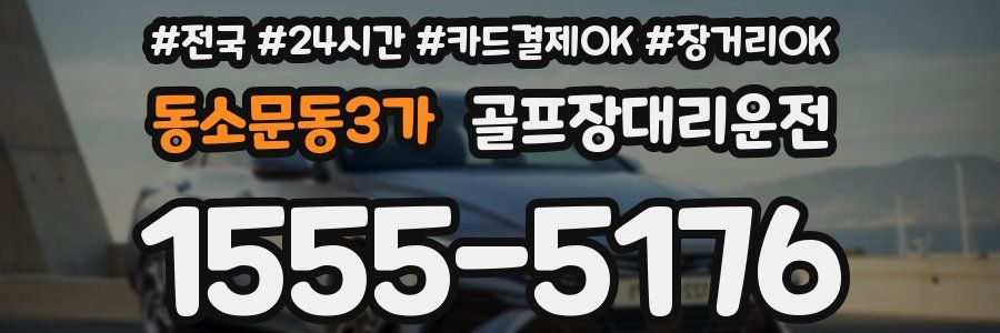 동소문동3가 골프장대리운전
