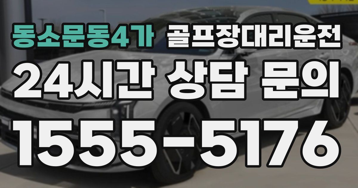 골프장대리운전 서비스