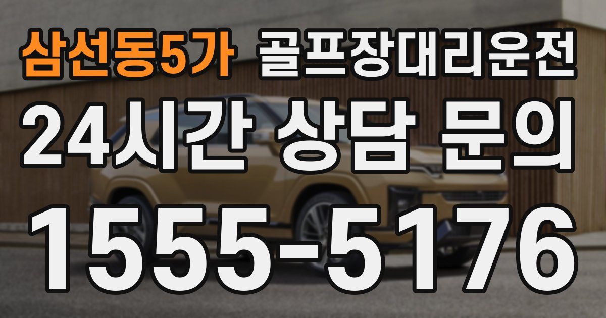 골프장대리운전 서비스
